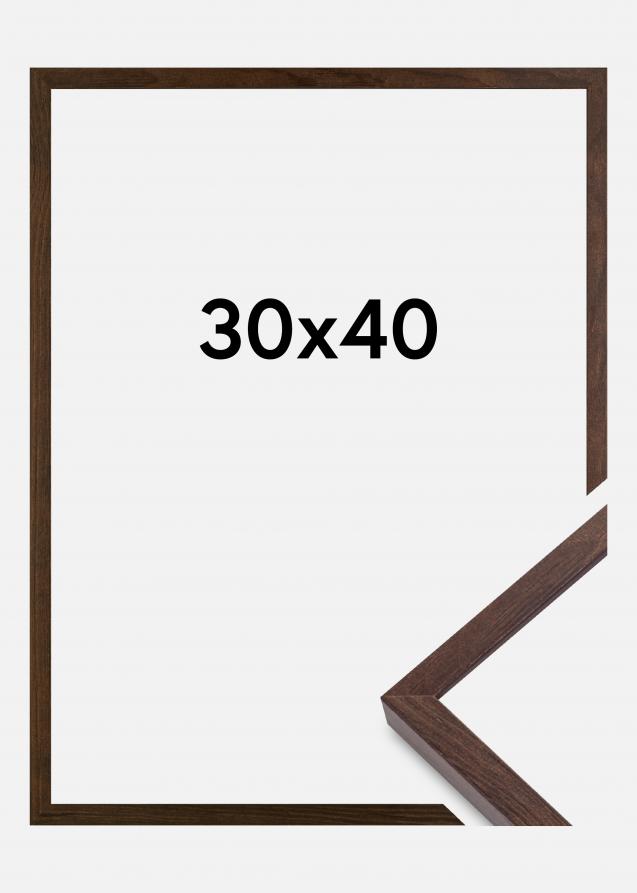 Estancia Frame E-Line Acrylic glass Walnut 11.81x15.75 inches (30x40 cm)