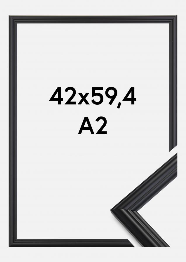 Galleri 1 Frame Siljan Acrylic glass Black 16.54x23.39 inches (42x59.4 cm - A2)