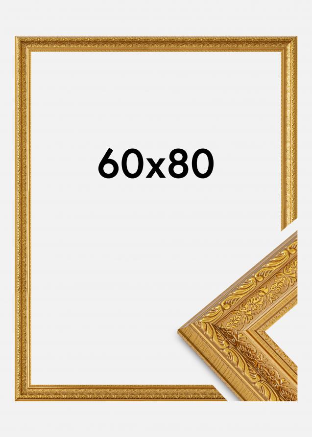 BGA Frame Ornate Acrylic Glass Gold 23.62x31.50 inches (60x80 cm)