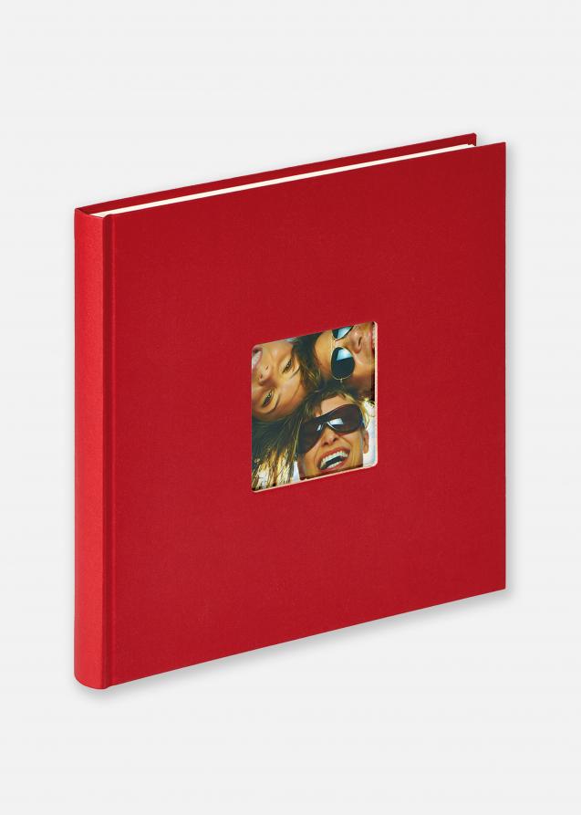 Walther Fun Album Red - 26x25 cm (40 White pages / 20 sheets)