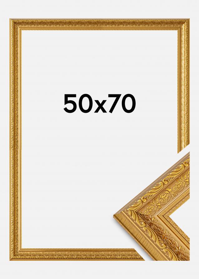 BGA Frame Ornate Acrylic Glass Gold 19.69x27.56 inches (50x70 cm)