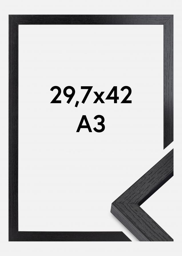 BGA BGA Box Frame Acrylic Glass Black 11.69x16.54 inches (29.7x42 cm - A3)