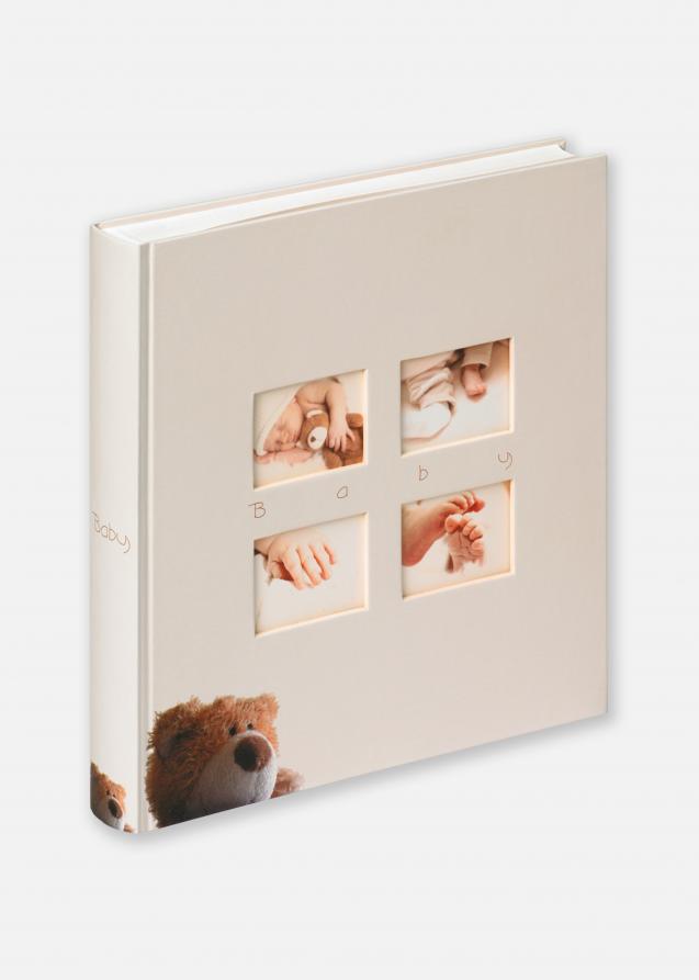 Walther Classic Bear children's album Cream - 28x30.5 cm (60 White pages / 30 sheets)