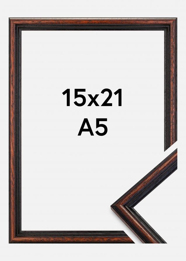 Galleri 1 Frame Horndal Acrylic glass Walnut 5.91x8.27 inches (15x21 cm - A5)