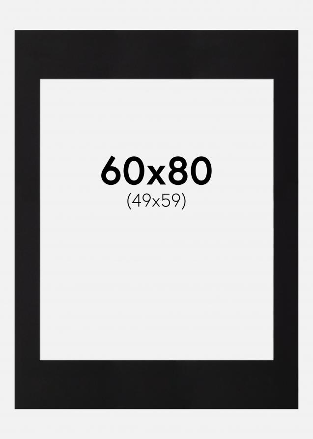 Artlink Mount Black Standard (White Core) 60x80 cm (49x59)