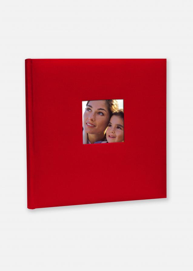 ZEP Zep Cotton Photo Album Red - 24x24 cm (40 White pages / 20 sheets)