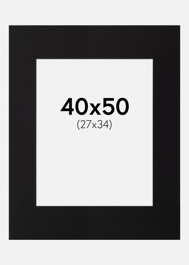 Artlink Mount Black Standard (White Core) 40x50 cm (27x34)