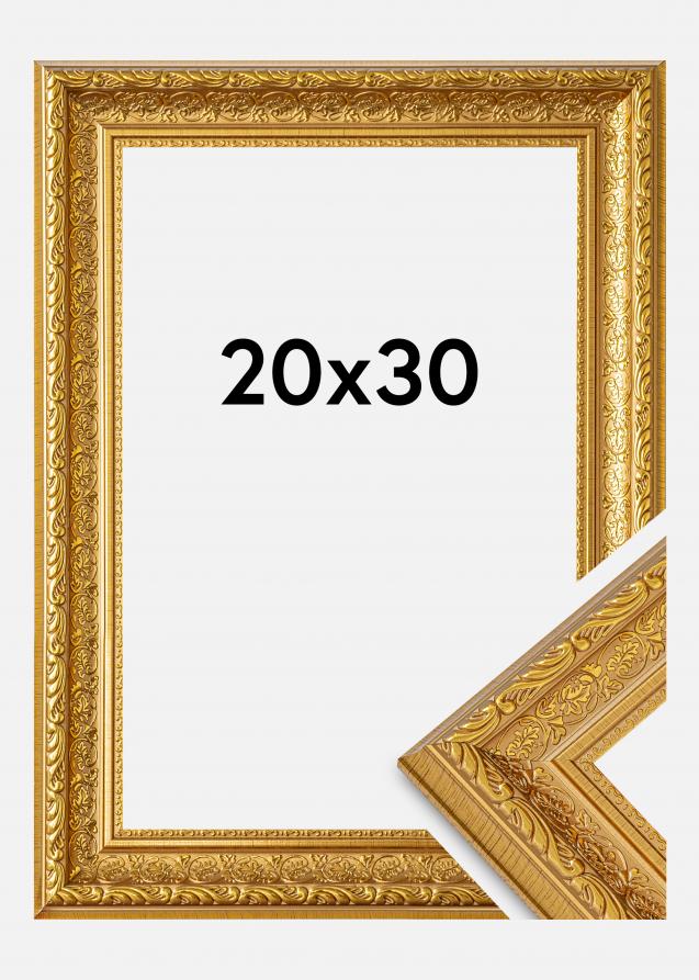 BGA Frame Ornate Acrylic Glass Gold 7.87x11.81 inches (20x30 cm)