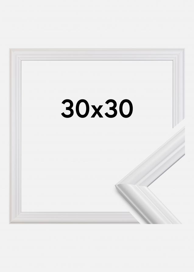 Galleri 1 Frame Siljan Acrylic glass White 11.81x11.81 inches (30x30 cm)
