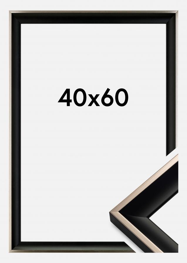 Galleri 1 Frame Öjaren Acrylic glass Black-Silver 15.75x23.62 inches (40x60 cm)