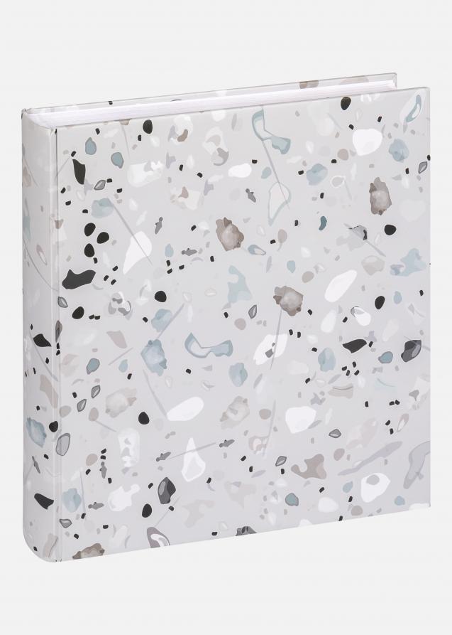 Walther Terrazzo stone Album Grey - 28x29 cm (60 White pages / 30 sheets)