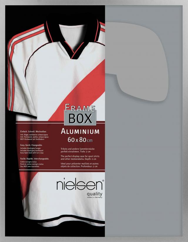 Konstlist - Nielsen Frame Nielsen Box II Silver 23.62x31.50 inches (60x80 cm)