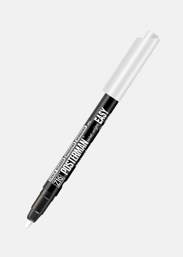 Focus ZIG Liquid Chalk Marker White - 1.5-3 mm