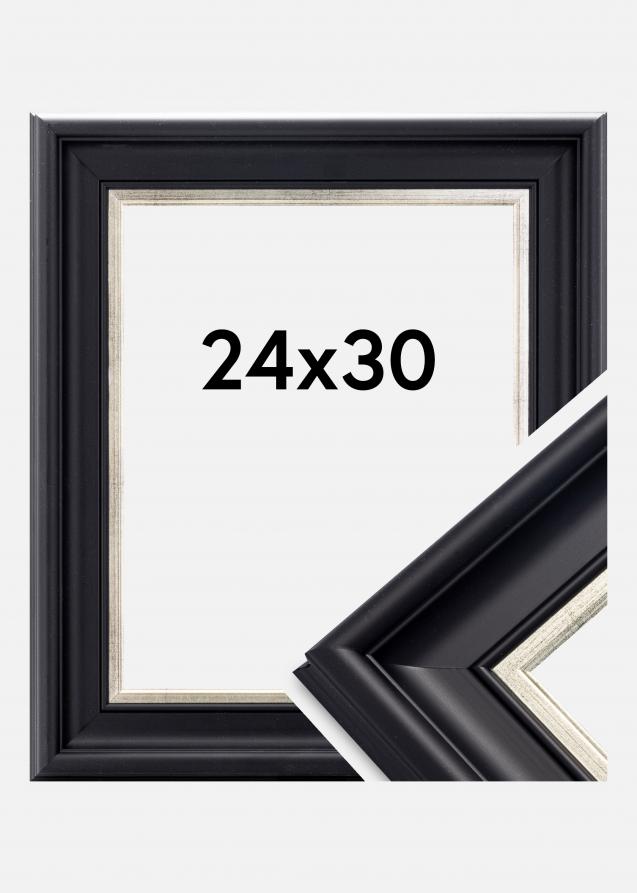 Galleri 1 Frame Dalarna Acrylic glass Black-Silver 9.45x11.81 inches (24x30 cm)