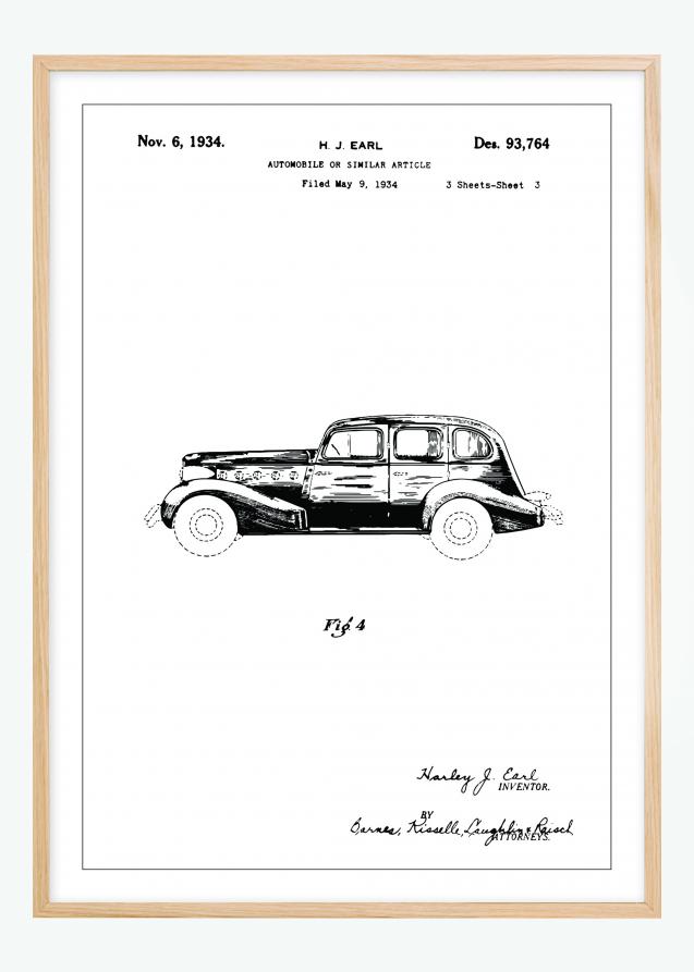 Bildverkstad Patent drawing - LaSalle III Poster