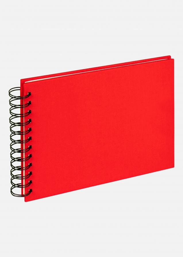 Walther Cloth Spiral Album Red - 19.5x15 cm (40 Black pages / 20 sheets)