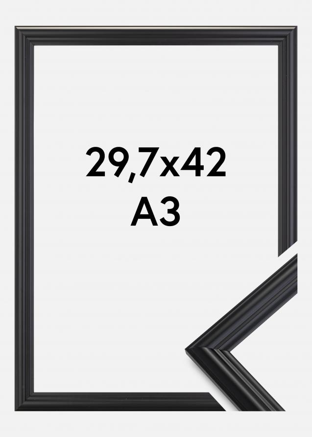 Galleri 1 Frame Siljan Acrylic glass Black 11.69x16.54 inches (29.7x42 cm - A3)