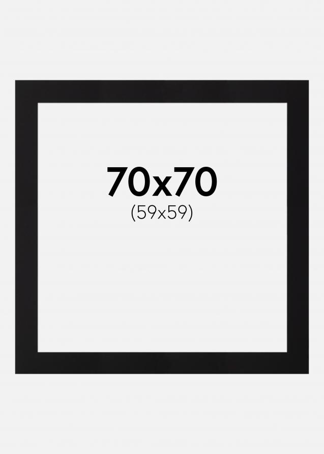 Artlink Mount Black Standard (White Core) 70x70 cm (59x59)