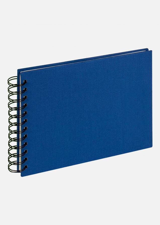 Walther Cloth Spiral Album Blue - 19.5x15 cm (40 Black pages / 20 sheets)