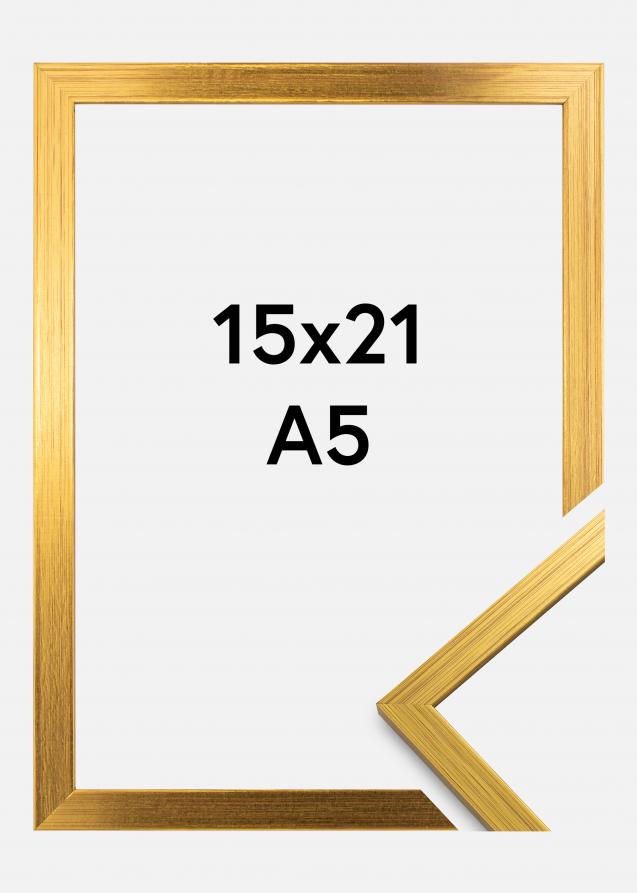 Galleri 1 Frame Edsbyn Acrylic glass Gold 5.91x8.27 inches (15x21 cm - A5)