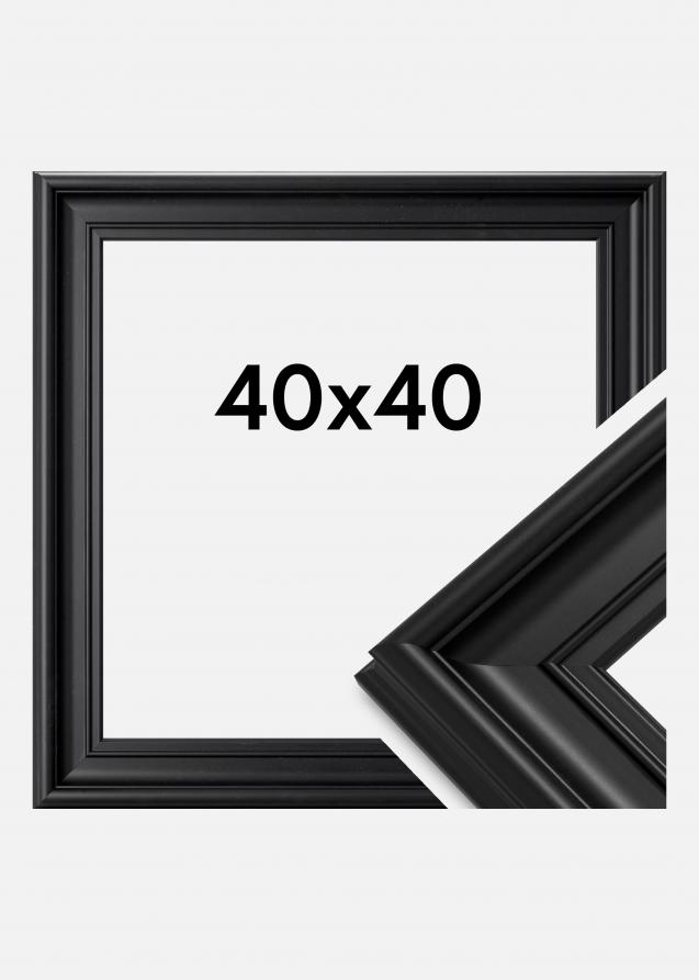Galleri 1 Frame Mora Premium Acrylic glass Black 15.75x15.75 inches (40x40 cm)