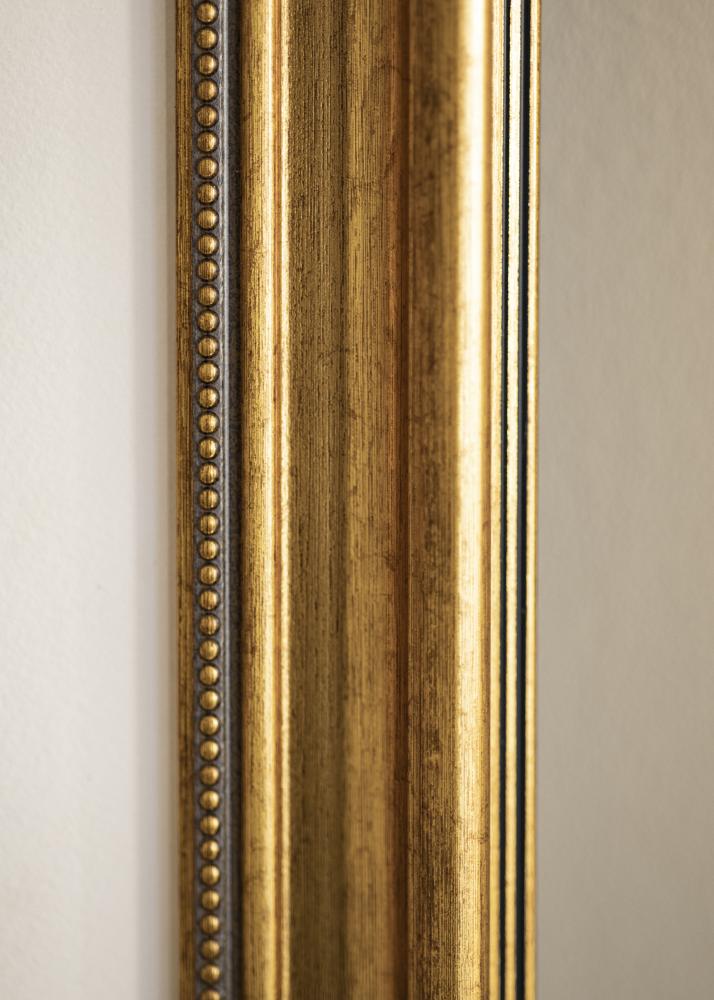 Ram med passepartou Frame Rokoko Gold 40x60 cm - Picture Mount White 30x50 cm