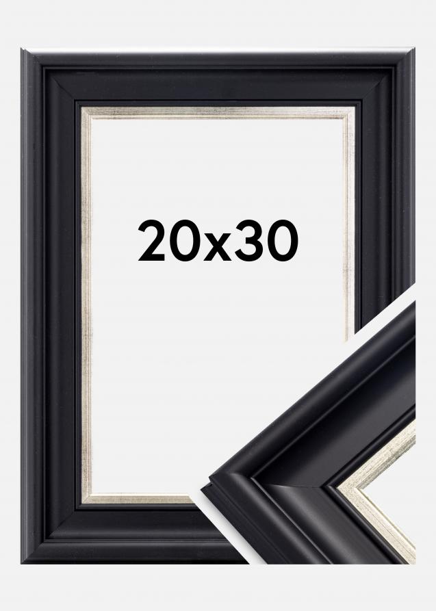 Galleri 1 Frame Dalarna Acrylic glass Black-Silver 7.87x11.81 inches (20x30 cm)