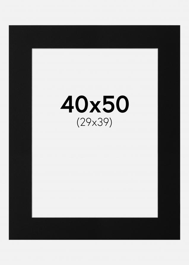 Artlink Mount Black Standard (White Core) 40x50 cm (29x39)
