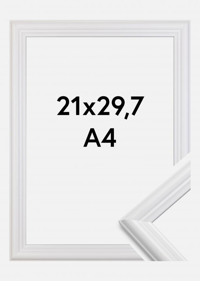 Galleri 1 Frame Siljan Acrylic glass White 8.27x11.69 inches (21x29.7 cm - A4)