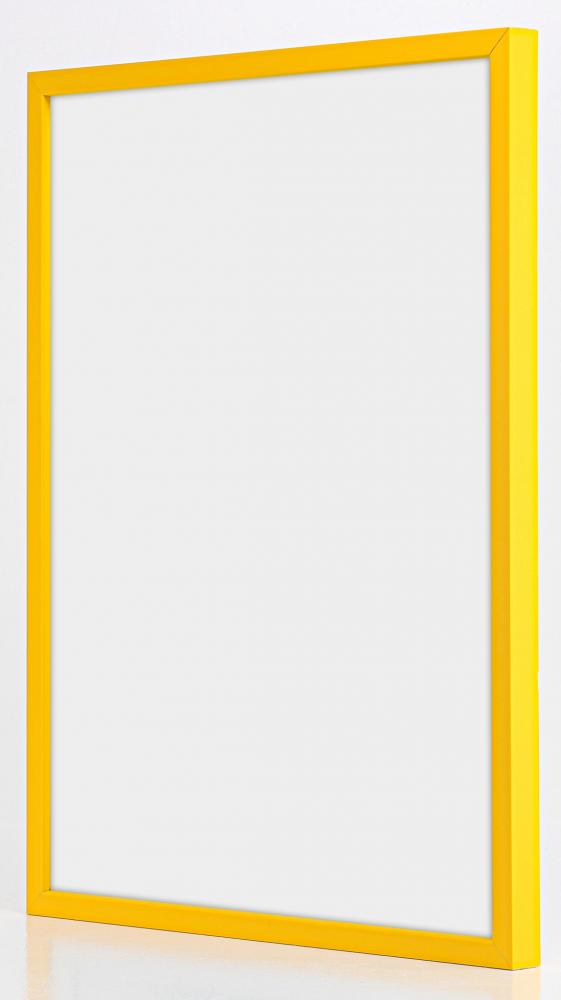 Ram med passepartou Frame E-Line Yellow 70x100 cm - Picture Mount Black 61x91.5 cm