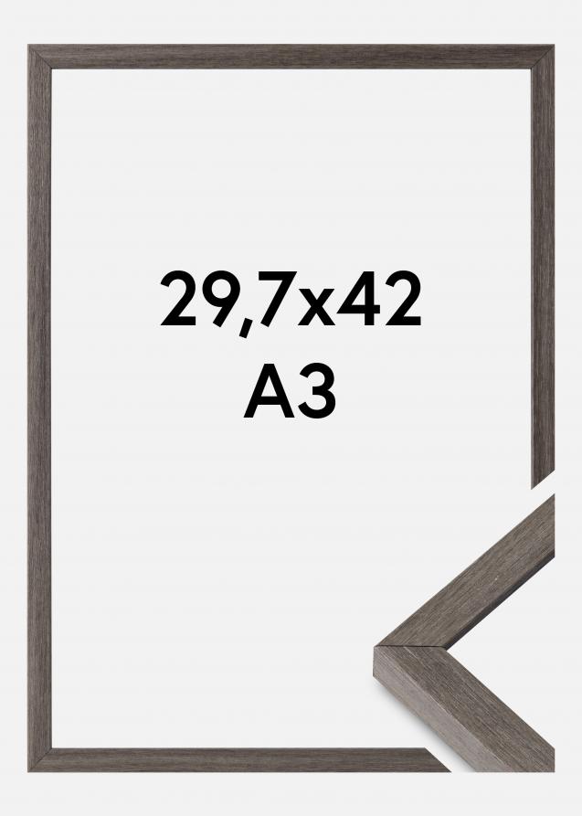 Mavanti Frame Ares Acrylic Glass Grey Oak 11.69x16.54 inches (29.7x42 cm - A3)