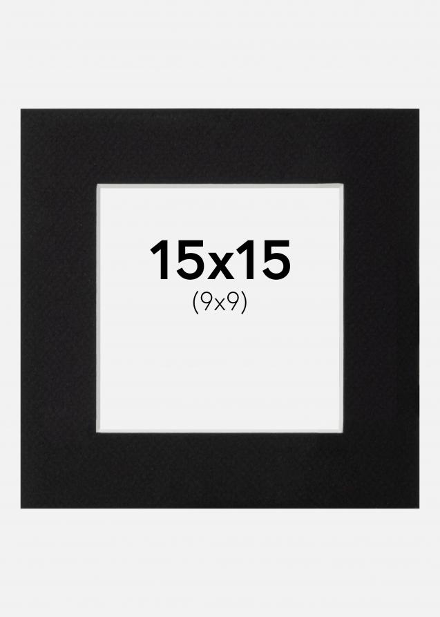 Artlink Mount Black Standard (White Core) 15x15 cm (9x9)
