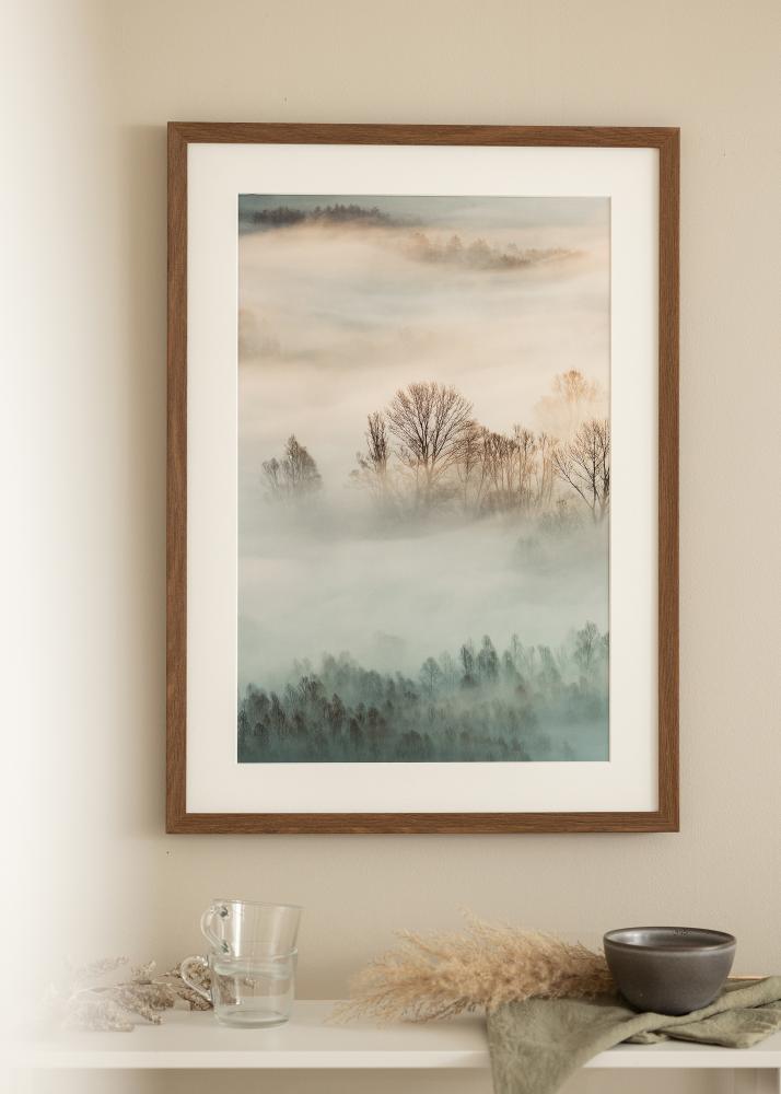  Frame Fiorito Acrylic Glass Dark Oak 16.54x23.39 inches (42x59.4 cm - A2)
