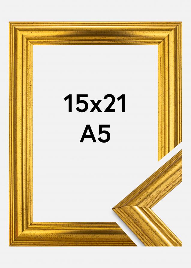 Galleri 1 Frame Västkusten Acrylic glass Gold 5.91x8.27 inches (15x21 cm - A5)