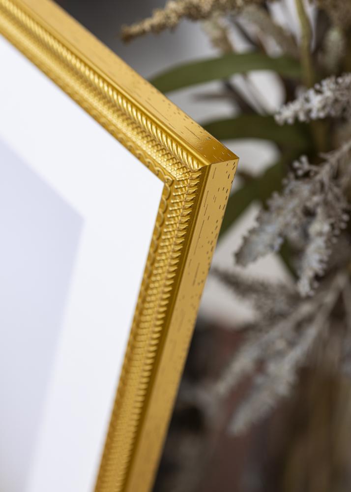 BGA Frame Lattice Acrylic Glass Gold 11.81x15.75 inches (30x40 cm)