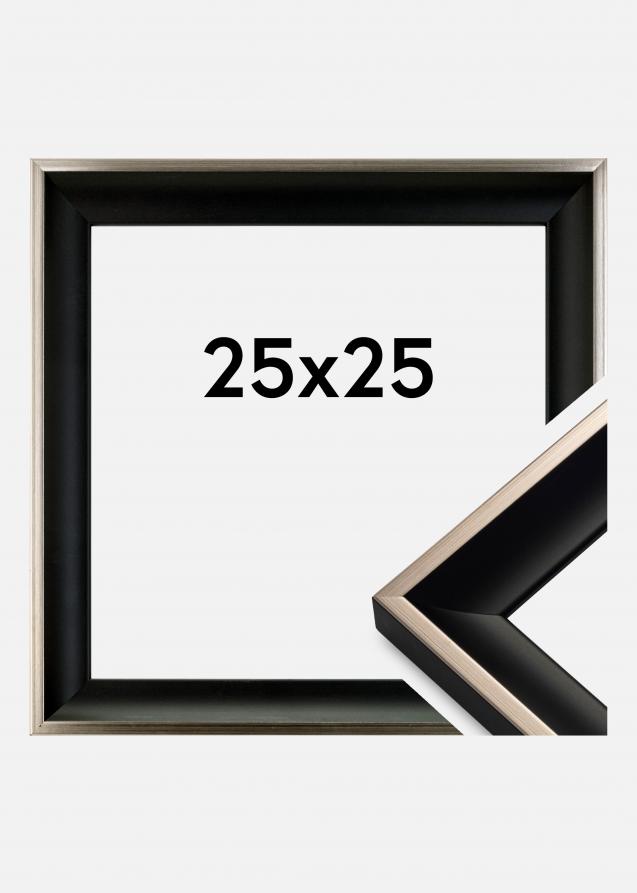 Galleri 1 Frame Öjaren Acrylic glass Black-Silver 9.84x9.84 inches (25x25 cm)
