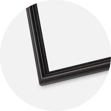 Ram med passepartou Frame Horndal Black 24x30 cm - Picture Mount White 7x9 inches