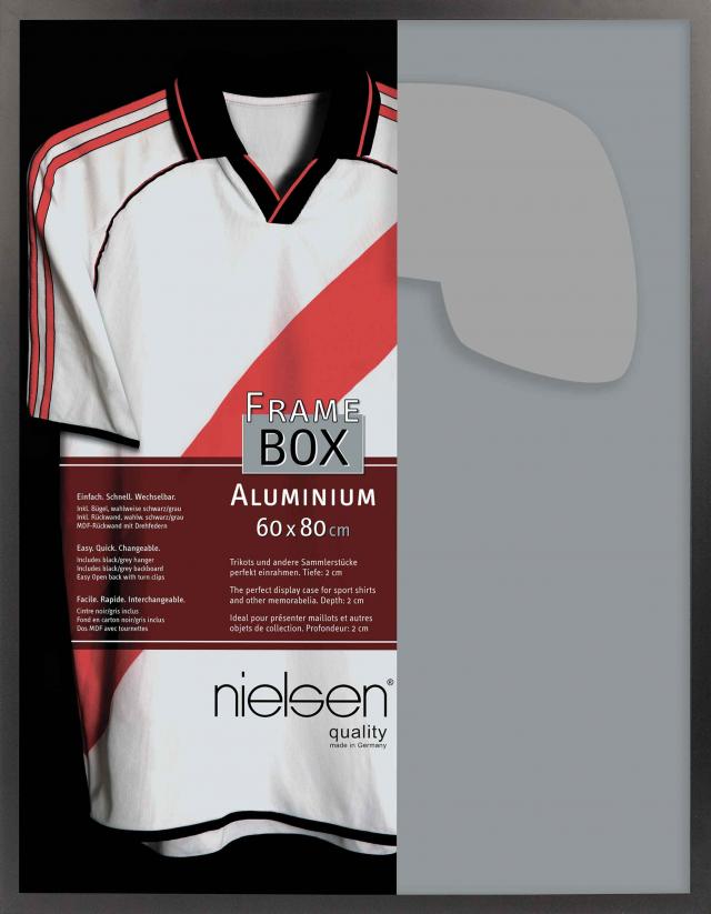 Konstlist - Nielsen Frame Nielsen Box II Acrylic Glass Black 23.62x31.50 inches (60x80 cm)