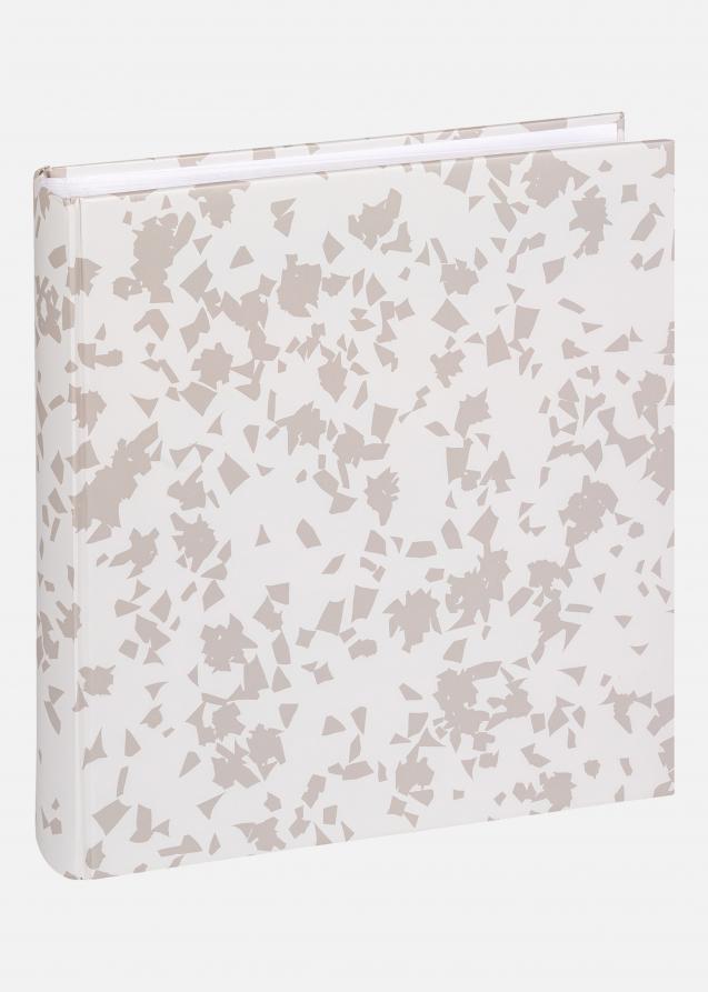 Walther Terrazzo stone Album White - 28x29 cm (60 White pages / 30 sheets)