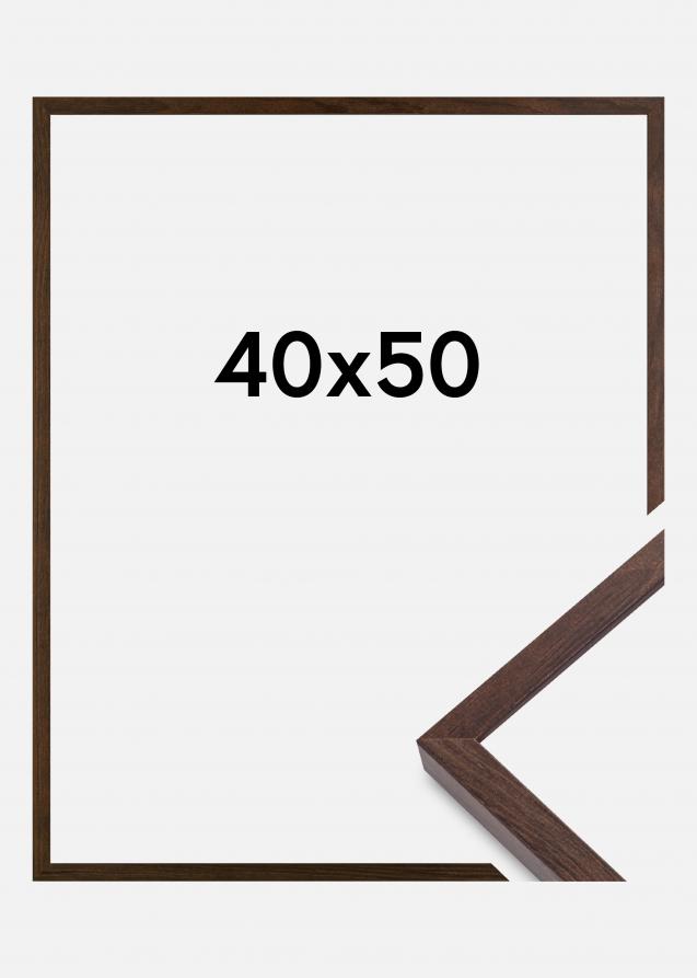 Estancia Frame E-Line Acrylic glass Walnut 15.75x19.69 inches (40x50 cm)