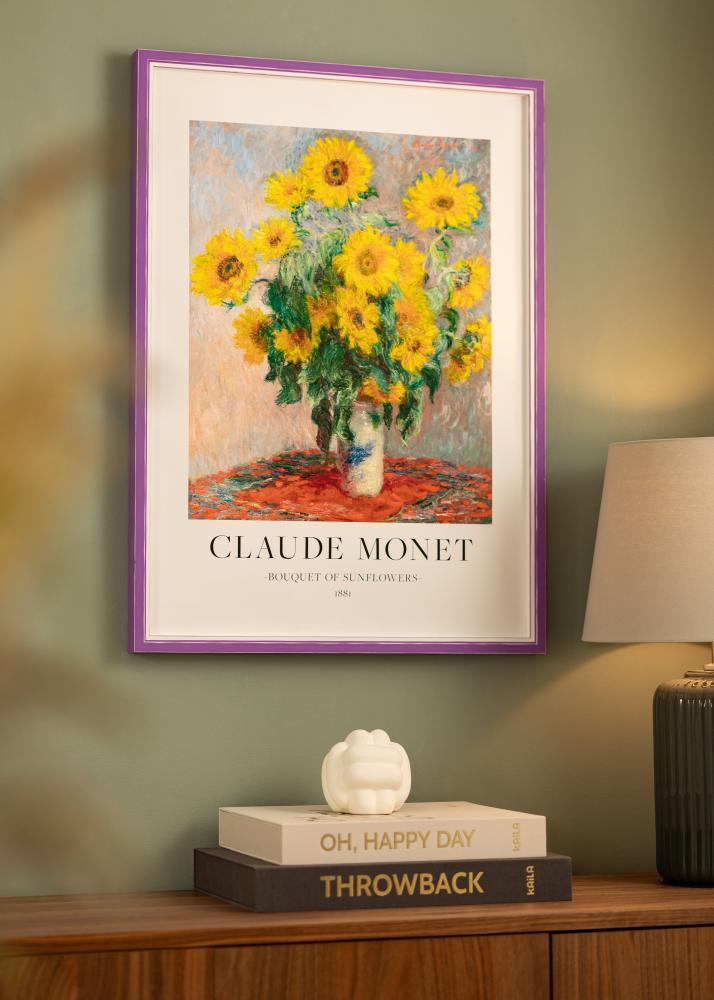 Mavanti Frame Diana Acrylic Glass Purple 33.11x46.81 inches (84.1x118.9 cm - A0)