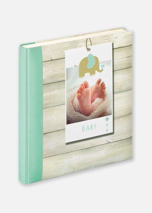 Walther Welcome Baby album Green - 28x30.5 cm (50 White pages / 25 sheets)
