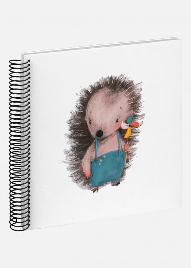 Walther Baby Hedgehog Calisto Spiral Album White - 24x24 cm (40 White pages)
