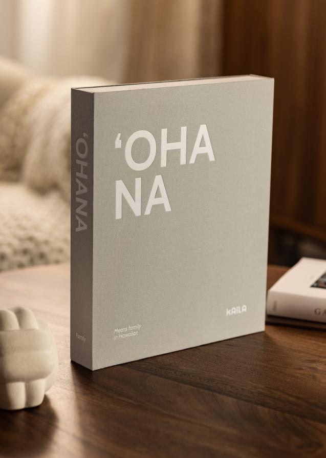 KAILA KAILA 'OHANA - Coffee Table Photo Album (60 Black Pages)