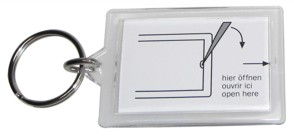 Walther Walther Keyring Acrylic 1.38x1.77 inches (3.5x4.5 cm)