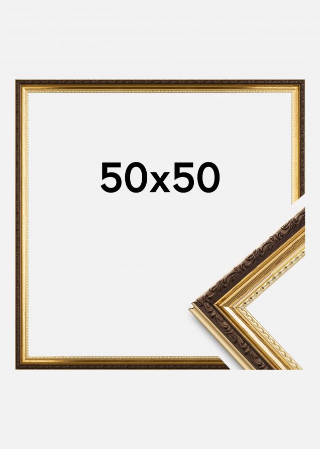 Galleri 1 Frame Abisko Acrylic glass Gold 19.69x19.69 inches (50x50 cm)