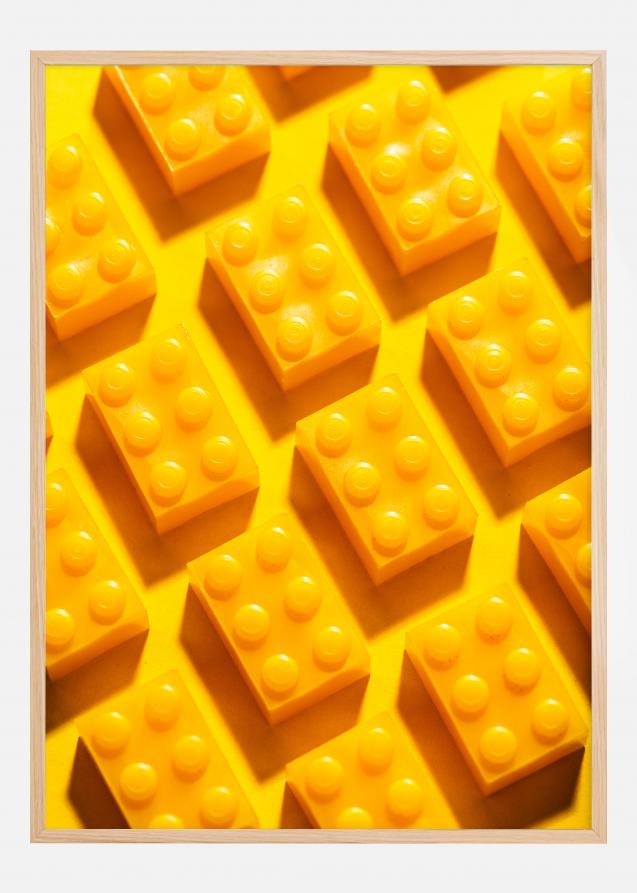 Bildverkstad Yellow lego Poster