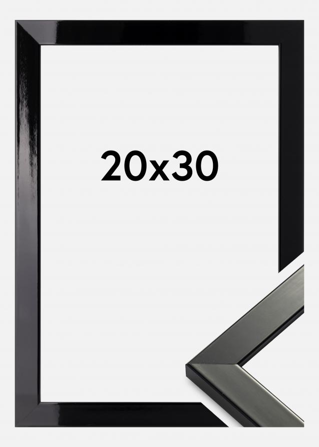 Galleri 1 Frame Uppsala Acrylic glass Black High gloss 7.87x11.81 inches (20x30 cm)