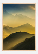 The Cattleback Mountain Sunset Poster