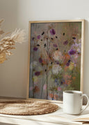 Painterly Flowers Poster